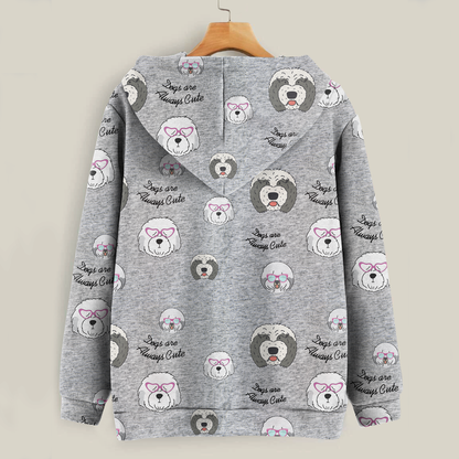 Ich bin Pawfect - Old English Sheepdog Hoodie