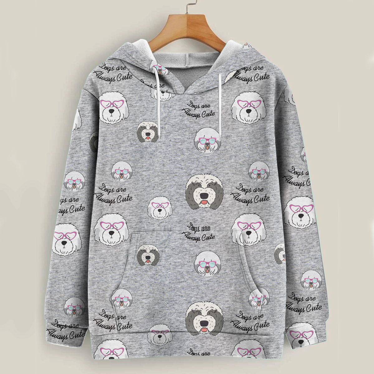 Ich bin Pawfect - Old English Sheepdog Hoodie