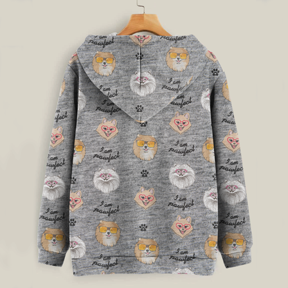 Ich bin Pawfect – Pomeranian Hoodie