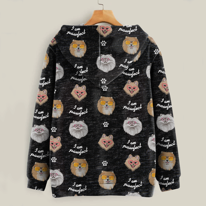 Ich bin Pawfect – Pomeranian Hoodie