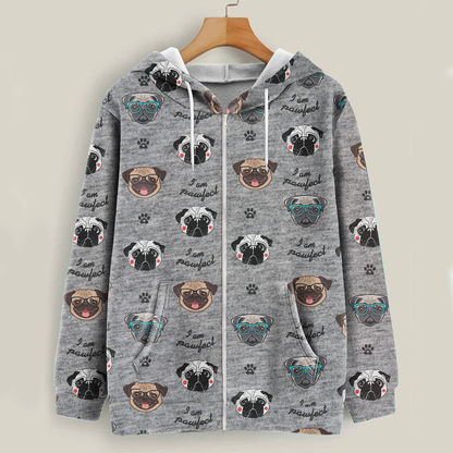 I'm Pawfect - Pug Hoodie