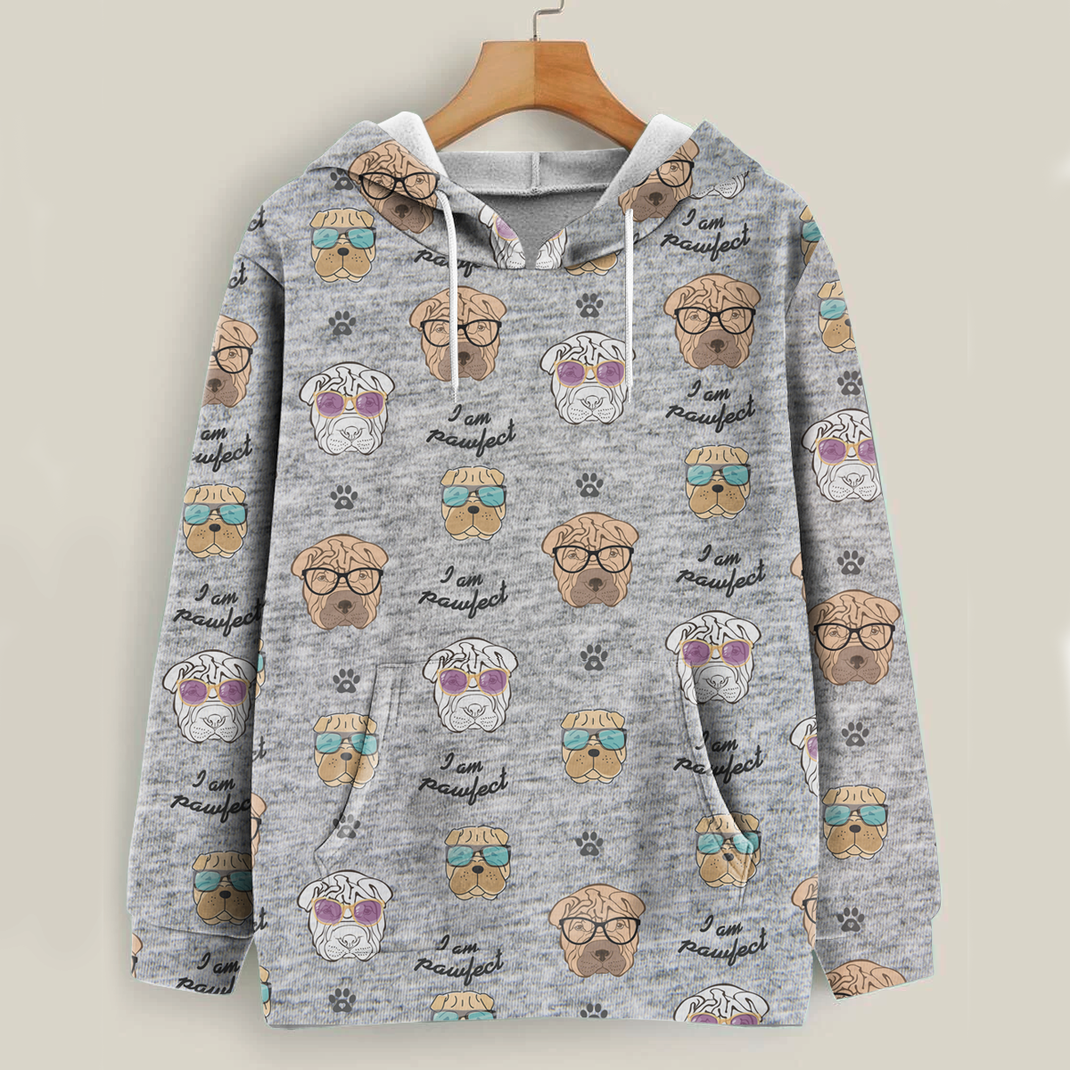 I'm Pawfect - Shar Pei Hoodie