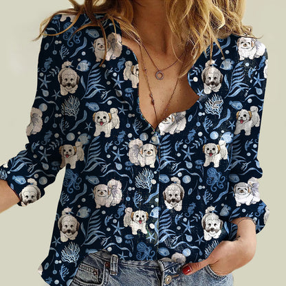 Beach Time - Coton De Tulear Women Shirt V1