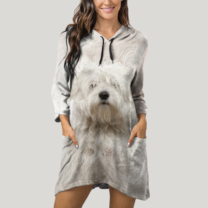 Coton De Tulear Mom - Hoodie With Ears V1