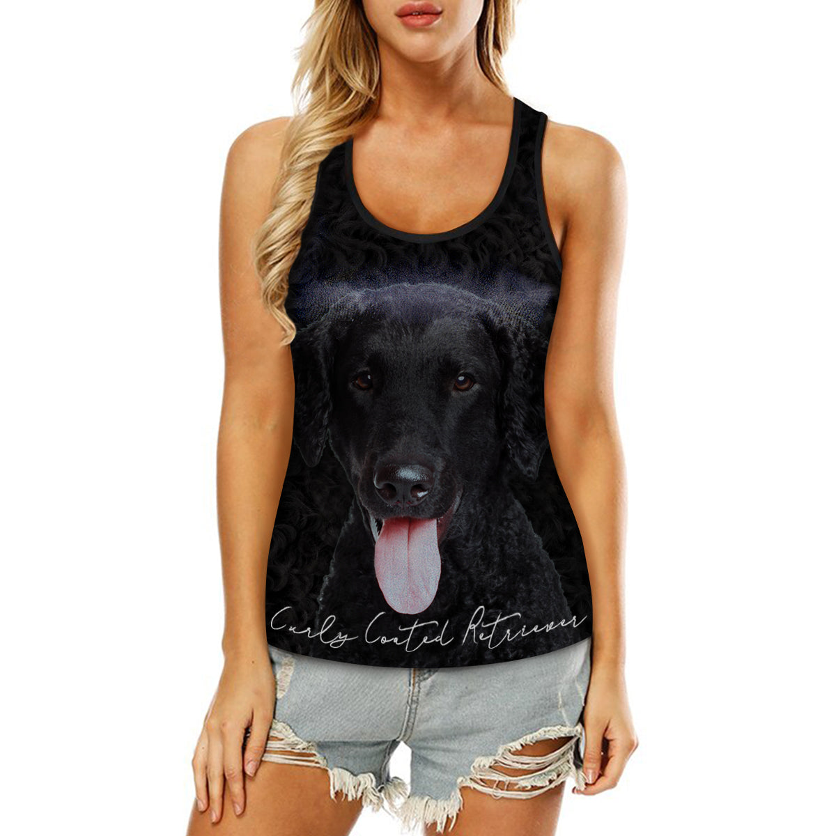 Curly Coated Retriever - Hollow Tank Top V1