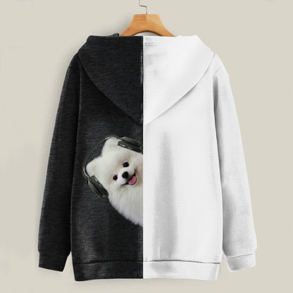 Funny Happy Time - Personalized Hoodie With Your Pet's Photo V2
