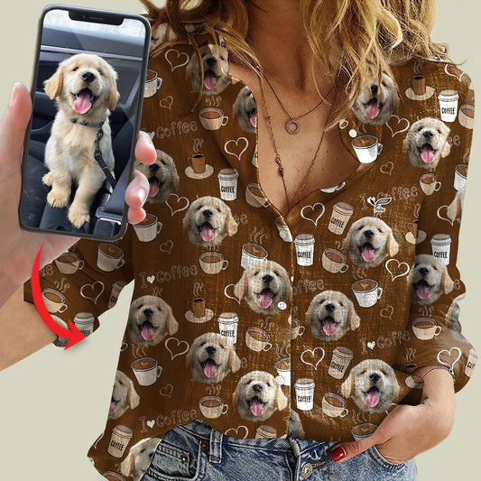 Süße personalisierte Bluse mit dem Foto Ihres Haustieres