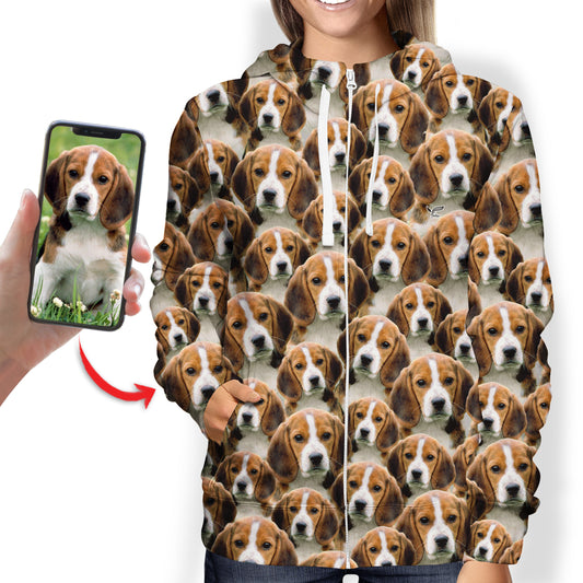 A Bunch - Personalized Hoodie With Your Pet's Photo