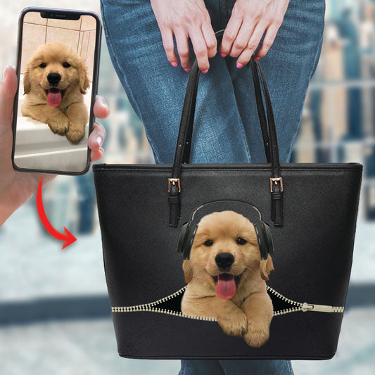 Go Out Together - Personalized Tote Bag With Your Pet's Photo V3