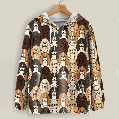 Cute Cartoon American Cocker Spaniels - Follus Hoodie