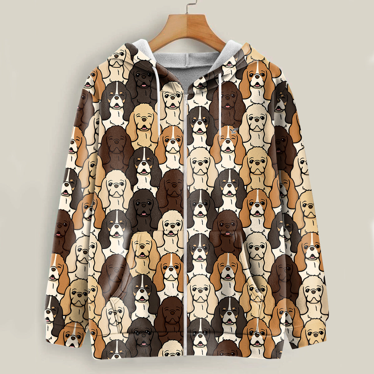 Cute Cartoon American Cocker Spaniels - Follus Hoodie