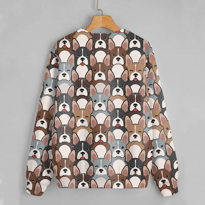 Dessin animé mignon Boston Terriers - Sweat-shirt Follus
