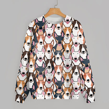 Mignon dessin animé Bull Terriers - Follus Sweatshirt