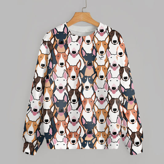 Mignon dessin animé Bull Terriers - Follus Sweatshirt