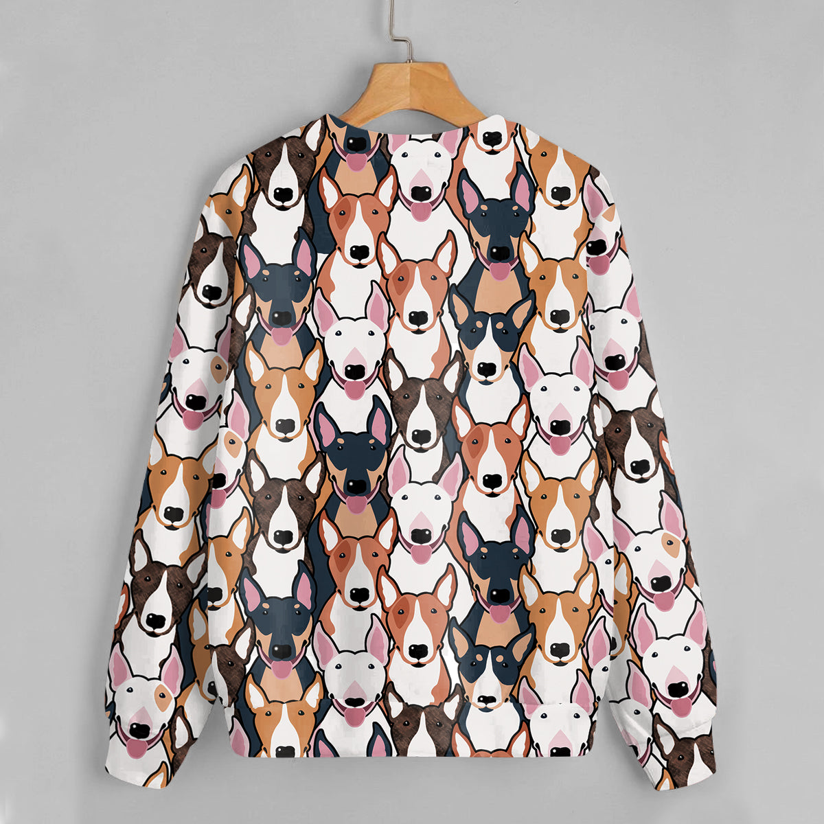 Cute Cartoon Bull Terriers - Follus Sweatshirt