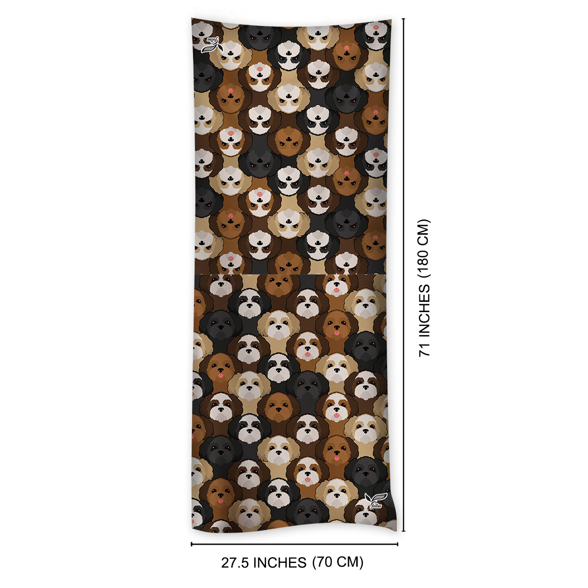 Cute Cartoon Shih Tzus - Follus Scarf