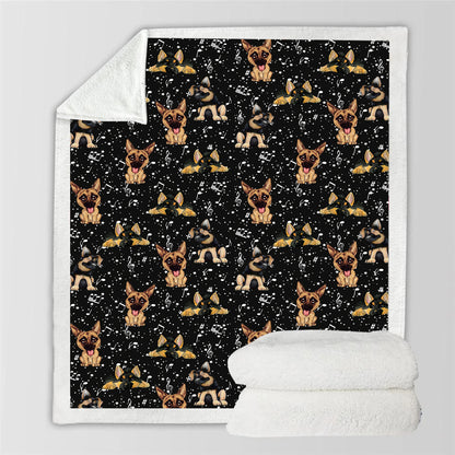 Cute German Shepherd - Blanket V2