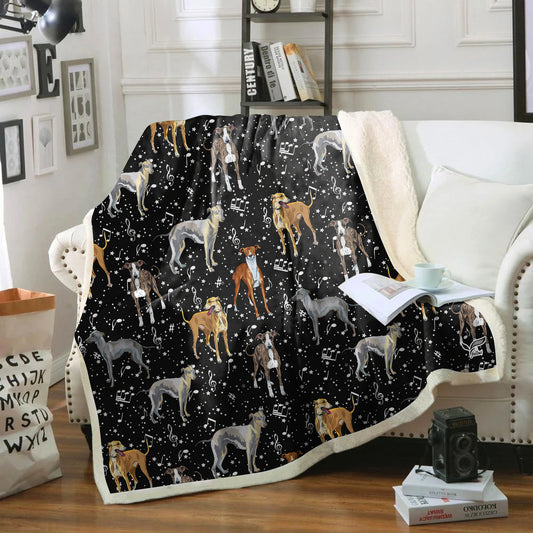 Cute Greyhound - Blanket V1