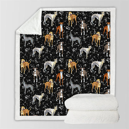 Cute Greyhound - Blanket V1