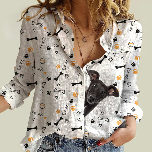 Cute Greyhound Mom - Follus Women's Long-Sleeve Shirt