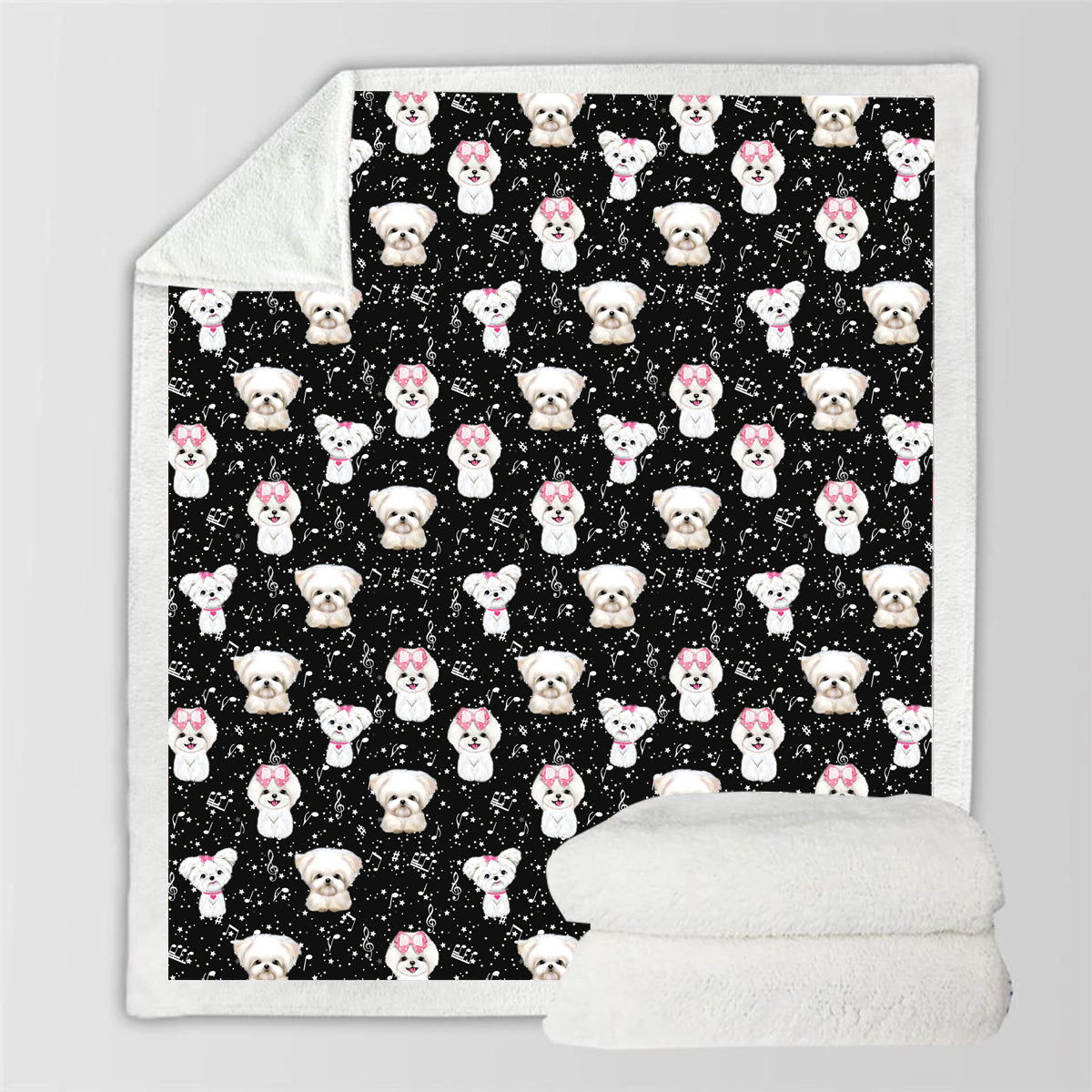 Cute Maltese - Blanket V1