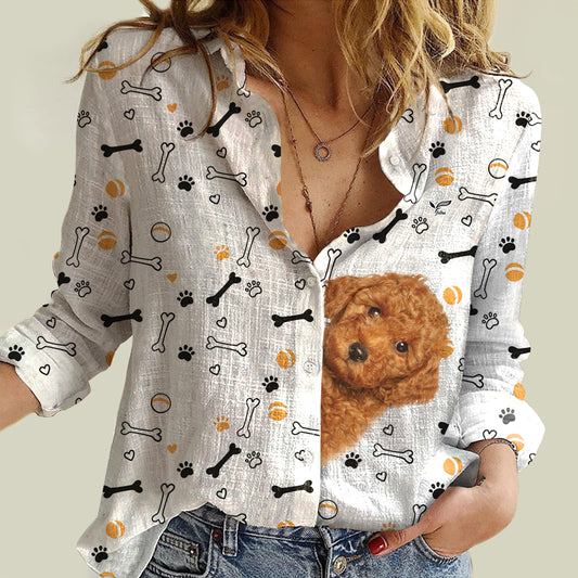 Cute Poodle Mom - Follus Women's Long-Sleeve Shirt