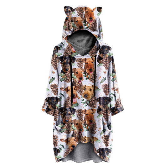 Cute Airedale Terrier - Hoodie With Ears V2