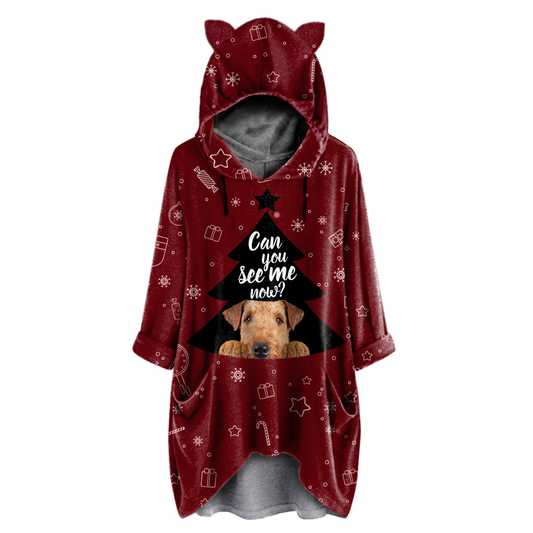 Cute Airedale Terrier - Hoodie With Ears V3