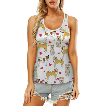 Mignon Akita Inu - Débardeur creux V1