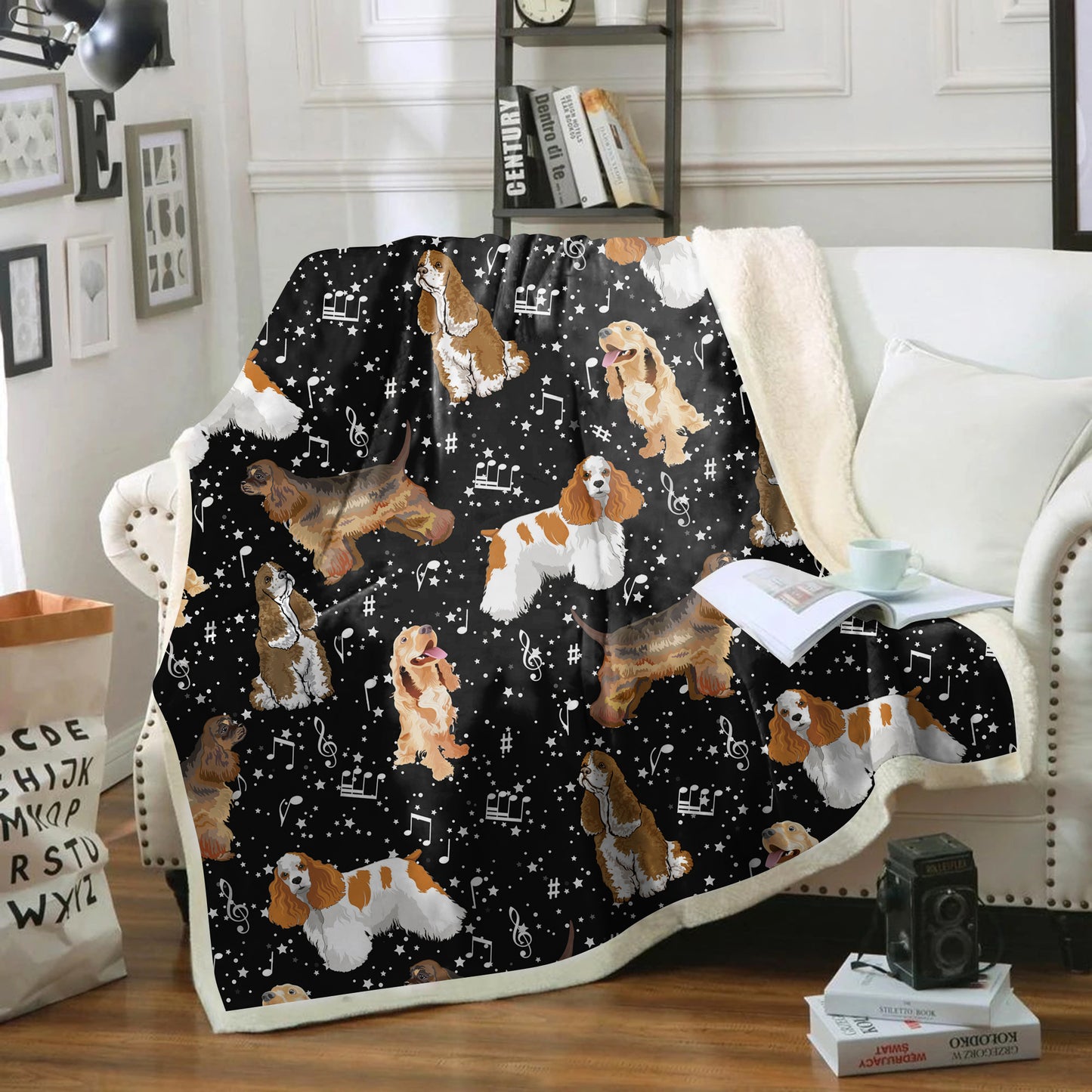 Cute American Cocker Spaniel - Blanket V1