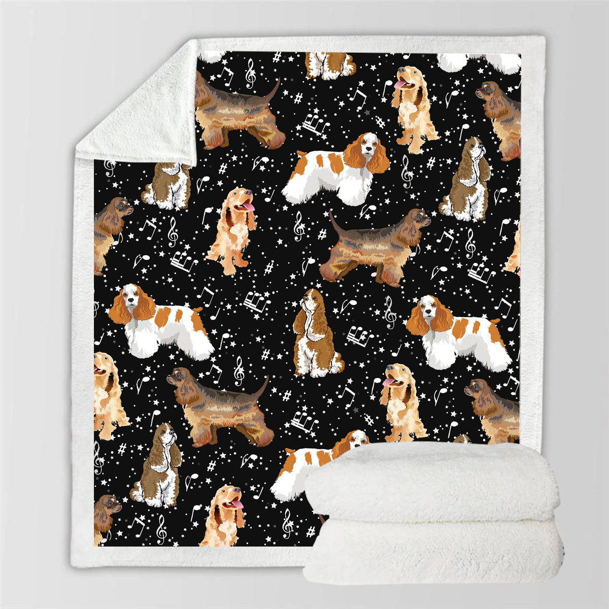 Cute American Cocker Spaniel - Blanket V1