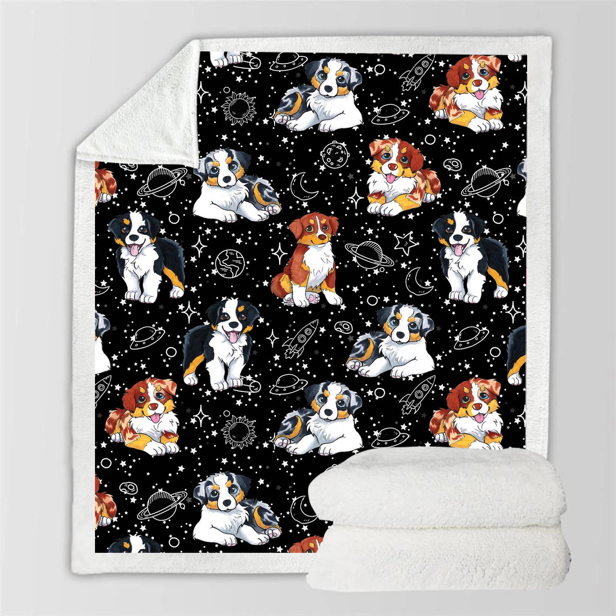 Cute Australian Shepherd - Blanket V1