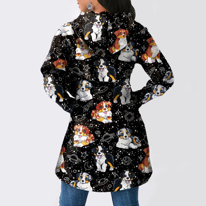 Cute Australian Shepherd - Fashion Long Hoodie V2