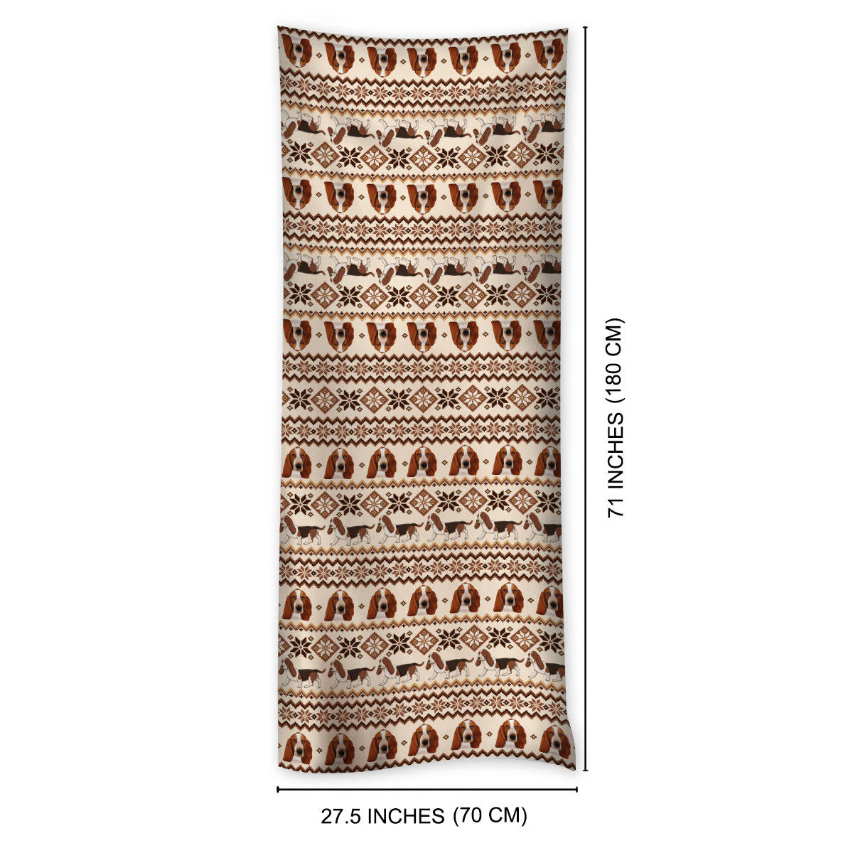 Cute Basset Hound - Scarf V2