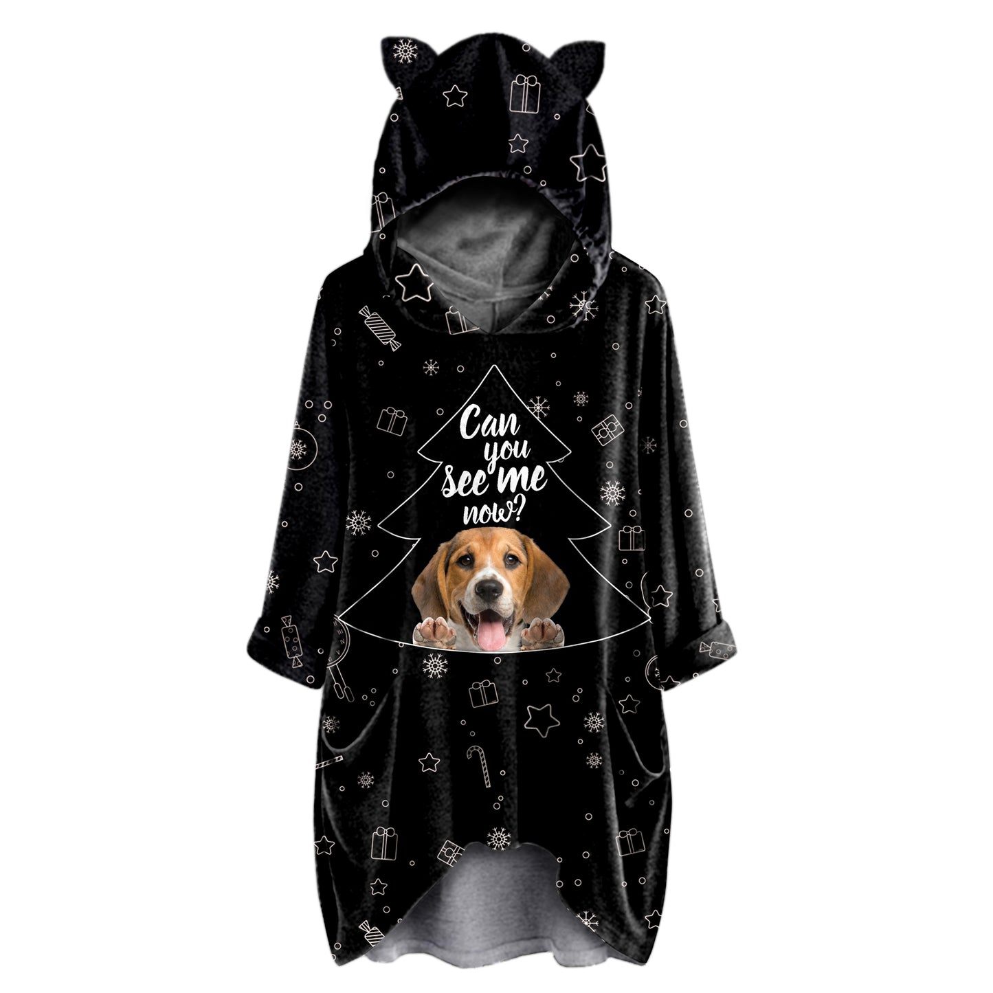 Cute Beagle - Hoodie With Ears V3