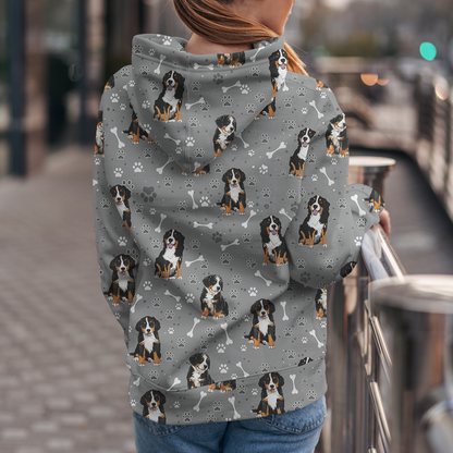 Cute Bernese Mountain - Hoodie V1