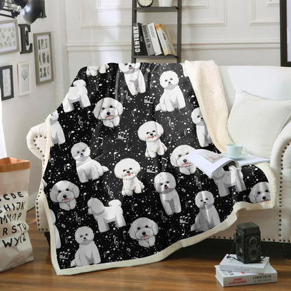 Cute Bichon Frise - Blanket V1