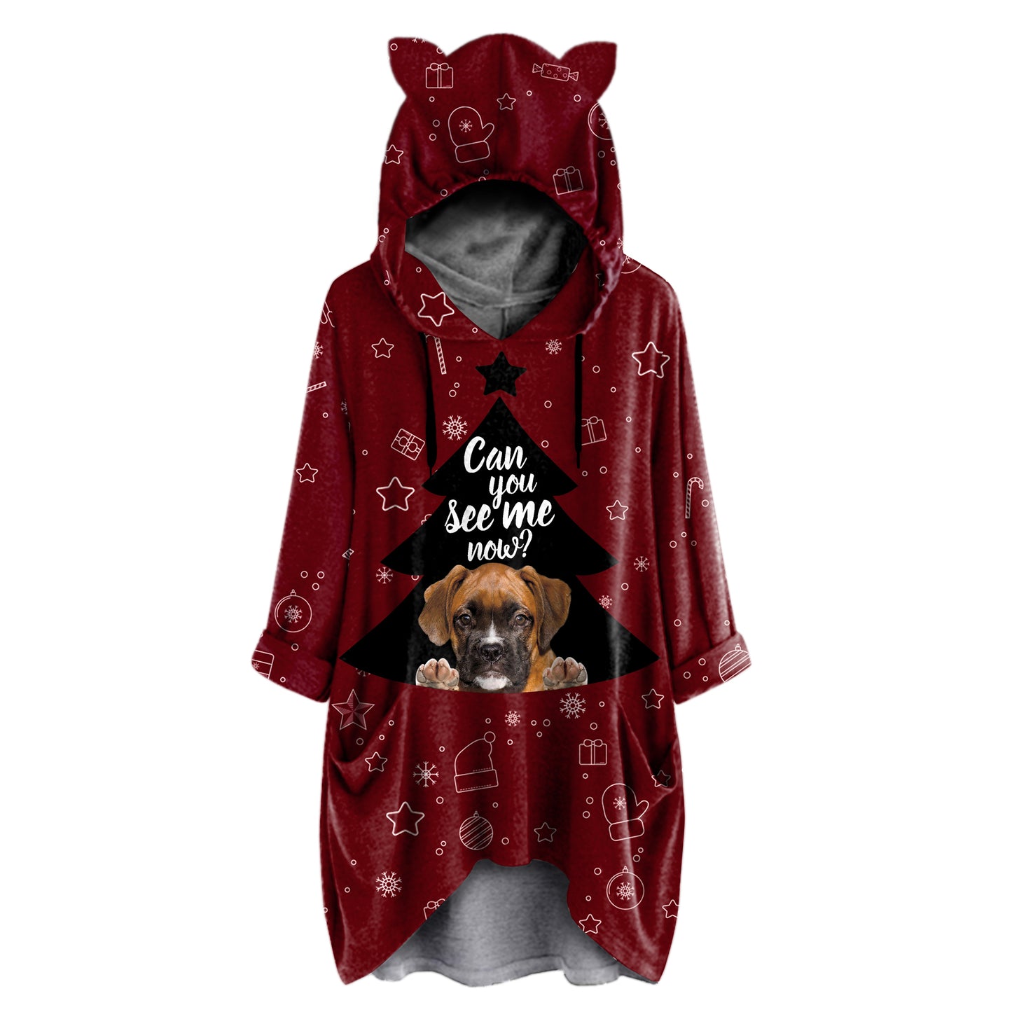 Cute Boxer - Hoodie With Ears V1