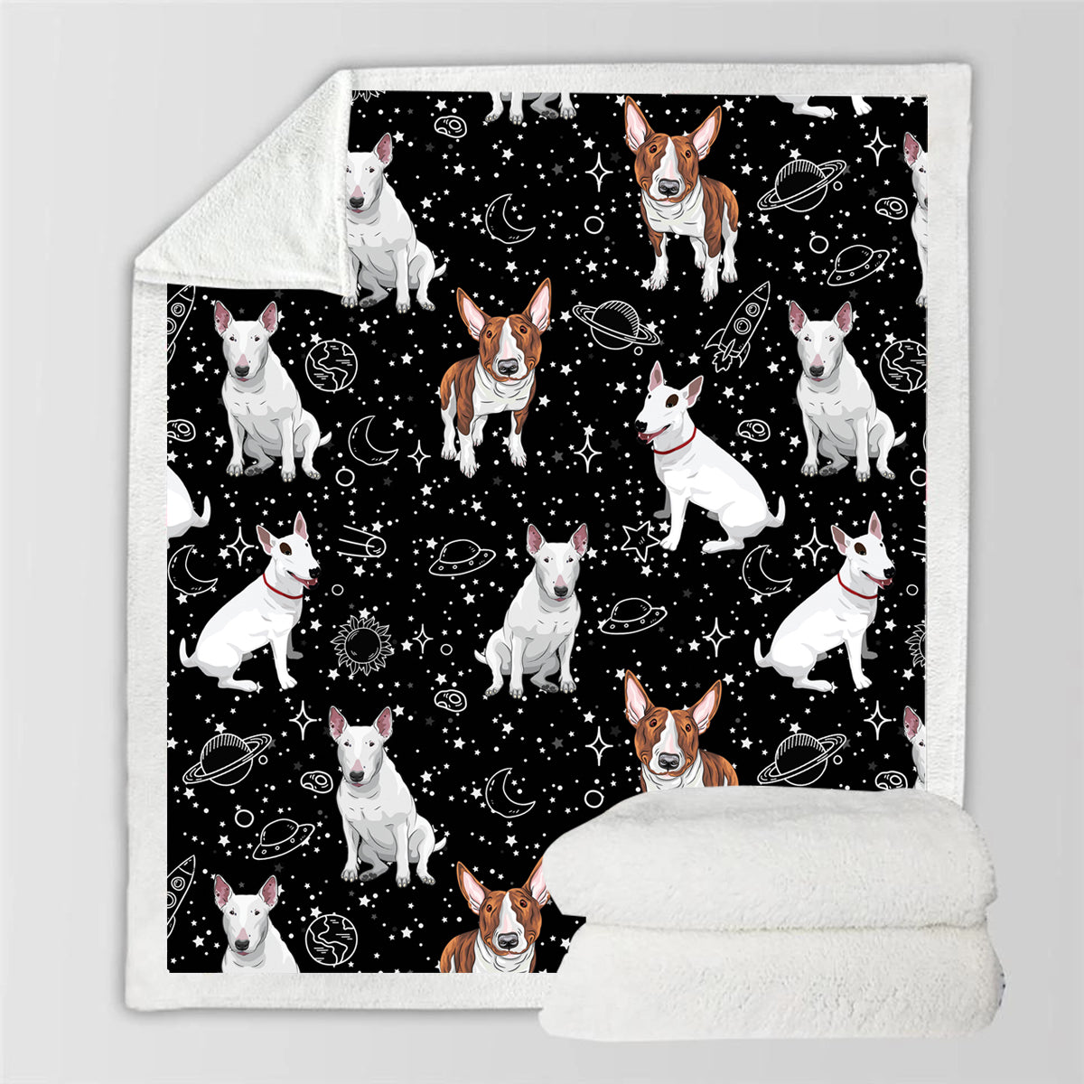 Cute Bull Terrier - Blanket V1