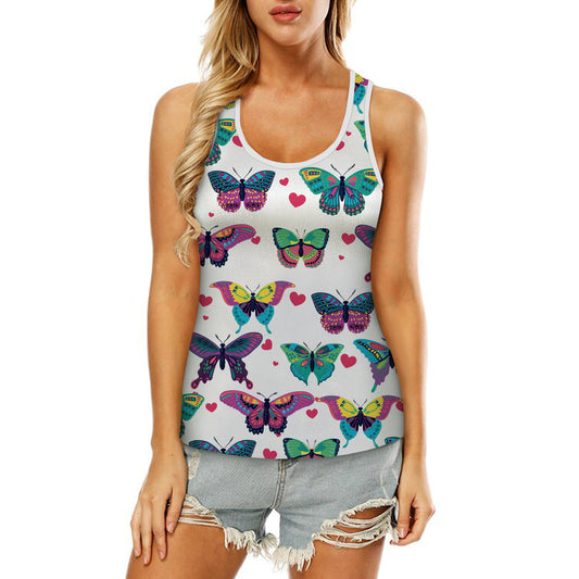 Papillon mignon - Débardeur creux V1
