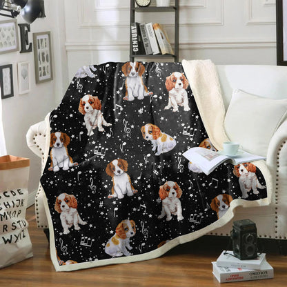 Cute Cavalier King Charles Spaniel - Blanket V1