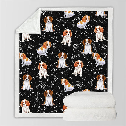 Cute Cavalier King Charles Spaniel - Blanket V1