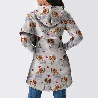 Niedlicher Cavalier King Charles Spaniel - Fashion Long Hoodie V1