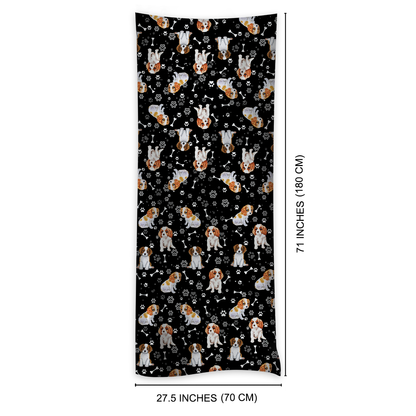 Cute Cavalier King Charles Spaniel - Scarf V6