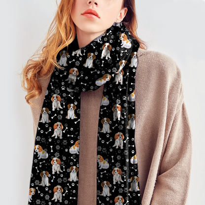 Cute Cavalier King Charles Spaniel - Scarf V6