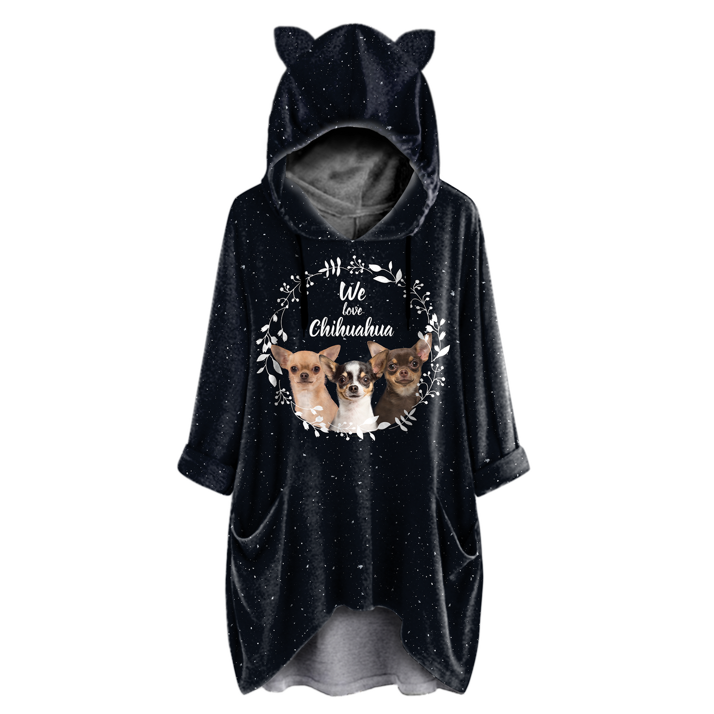 Cute Chihuahua - Hoodie With Ears V9