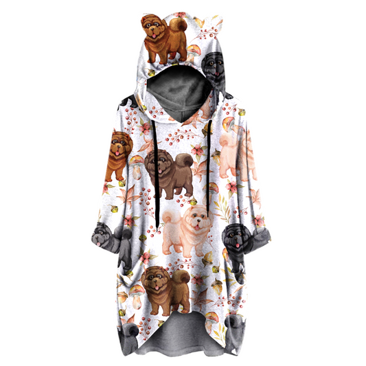 Cute Chow Chow - Hoodie With Ears V1