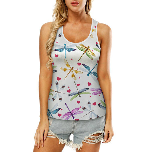 Libellule mignonne - Débardeur creux V1