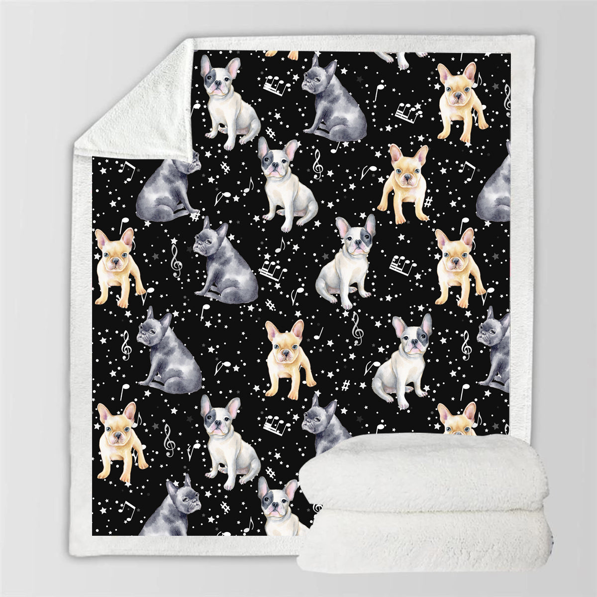 Cute French Bulldog - Blanket V2
