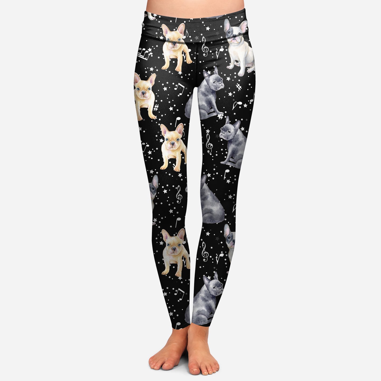 Bouledogue français mignon - Leggings V10